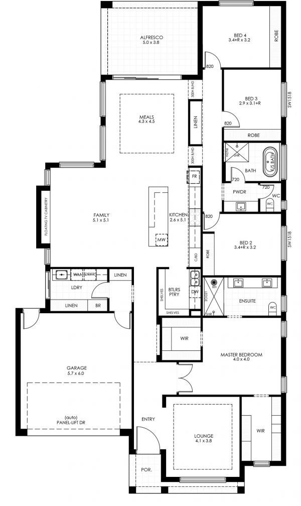 Aria Display Home Floorplan