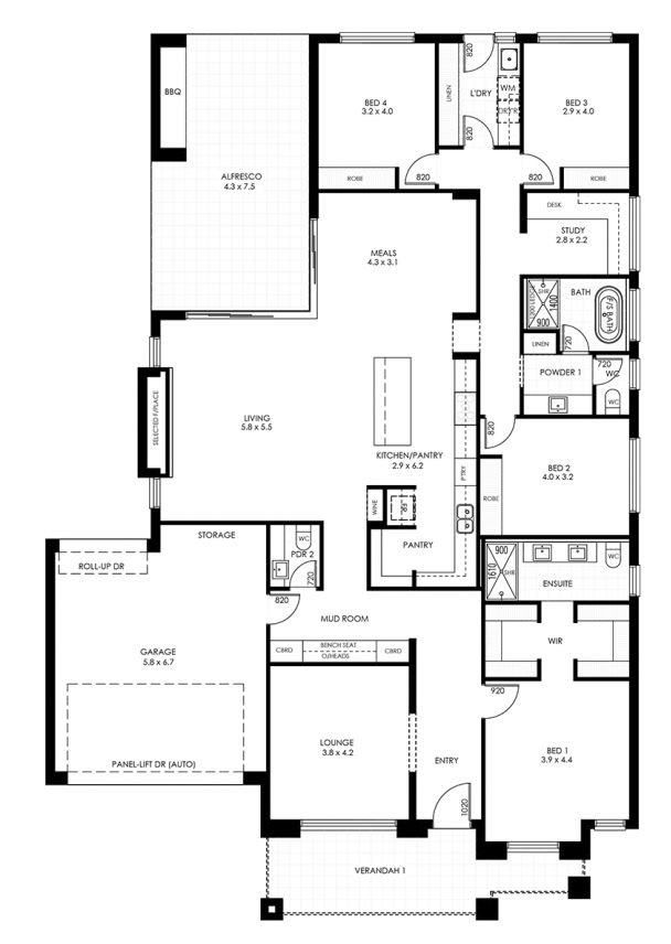 Belvidere Display Home Floorplan