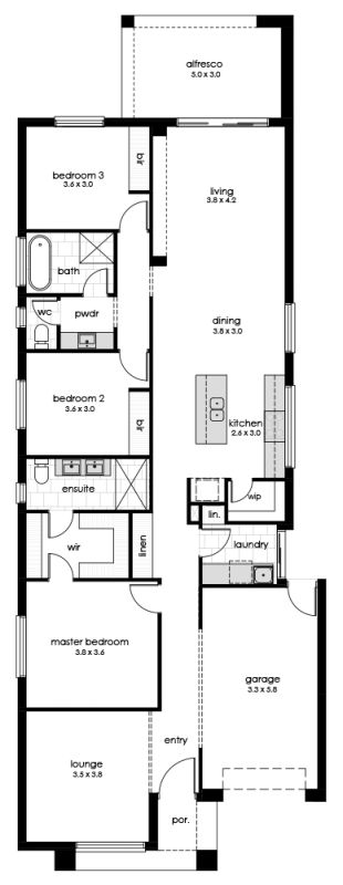 Bowden Display Home Floorplan