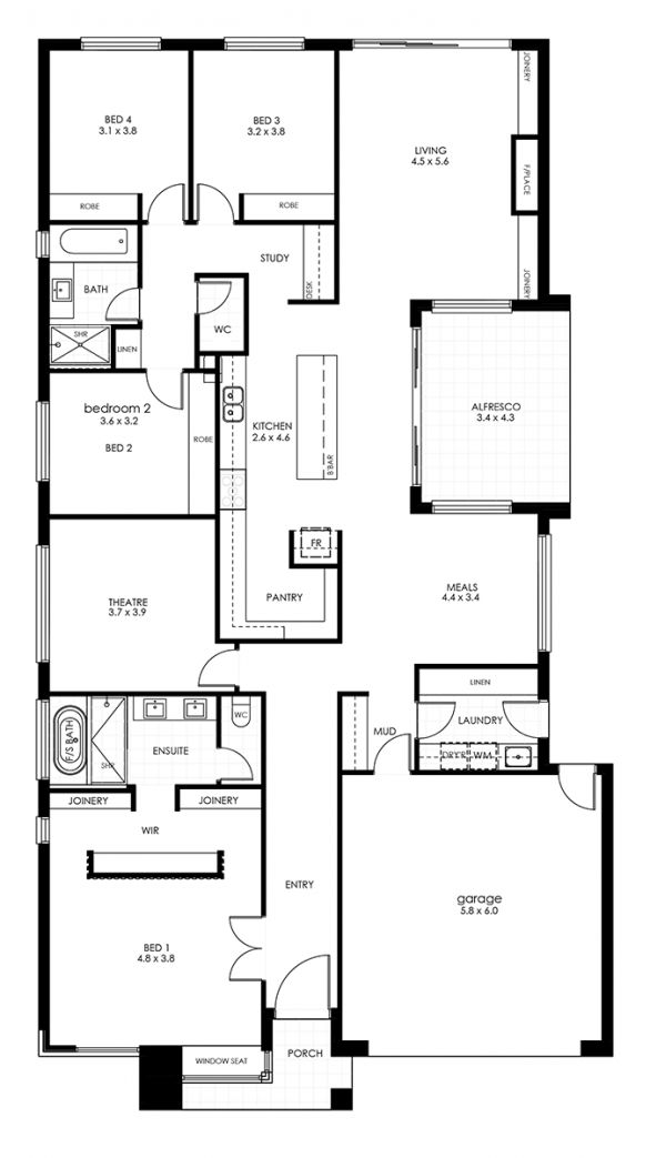 Franklin Display Home Floorplan
