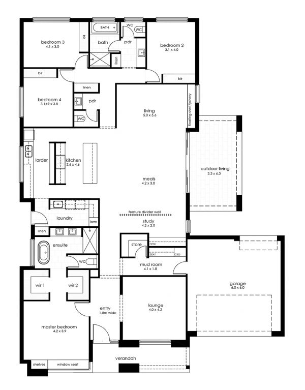 Hampstead Display Home Floorplan