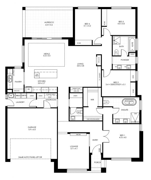 Mira Display Home Floorplan