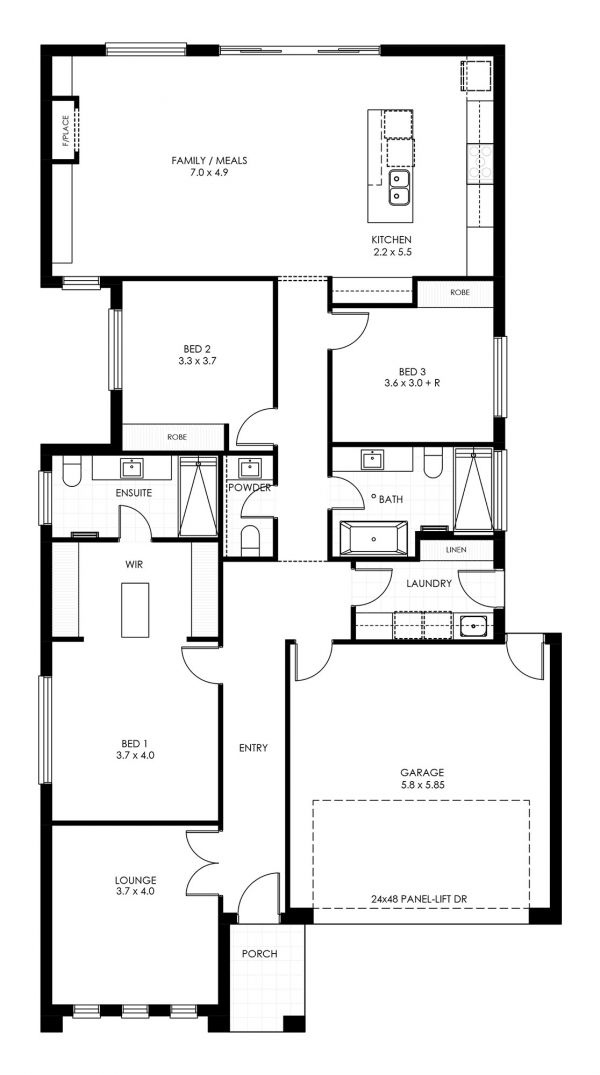 Mod. Auburn Display Home Floorplan