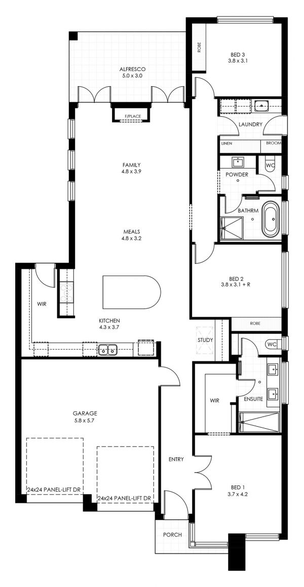 Mod. Lynton Display Home Floorplan