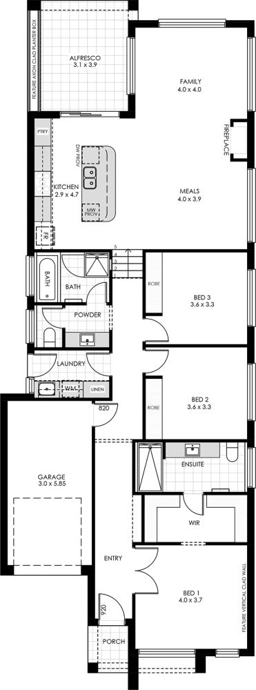 Serrata Display Home Floorplan